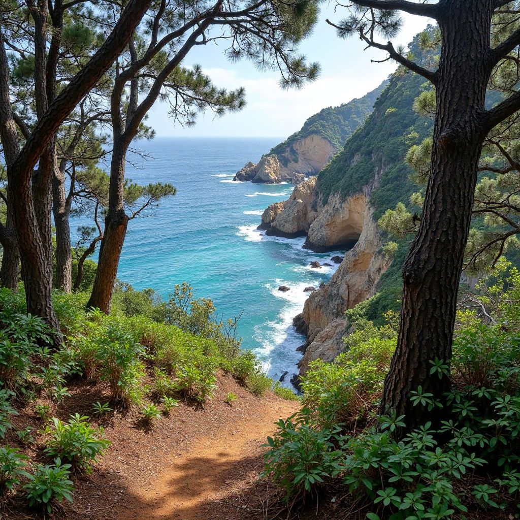 Coastal forest trail